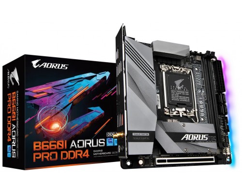 PLACA BASE GIGABYTE B660I AORUS PRO 1700 MITX 2XDDR4